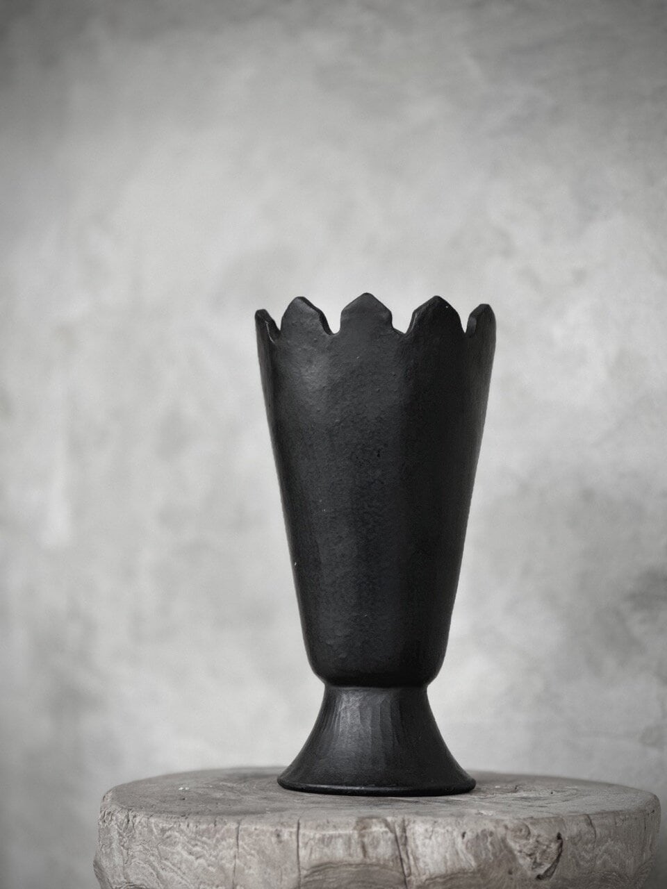 PIALA - S - vase small, black antique 