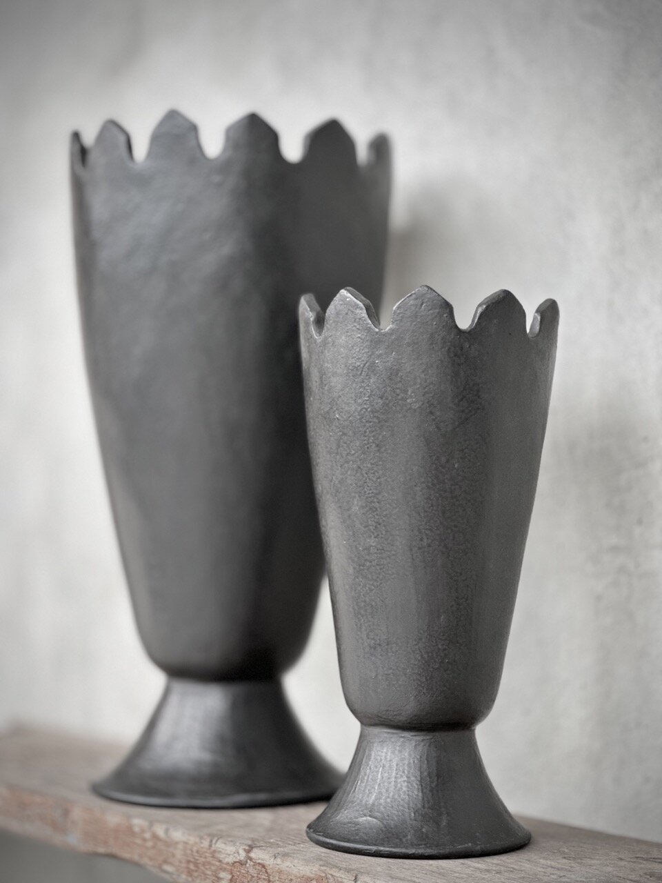 PIALA - S - vase small, black antique 