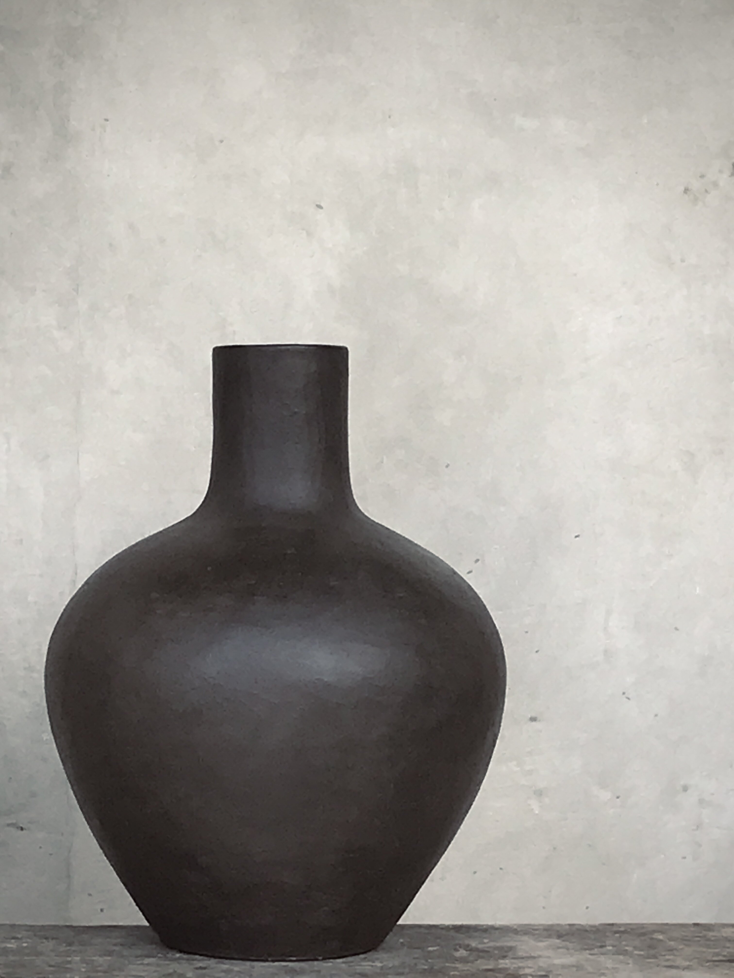 DIMA large vase, black antique
