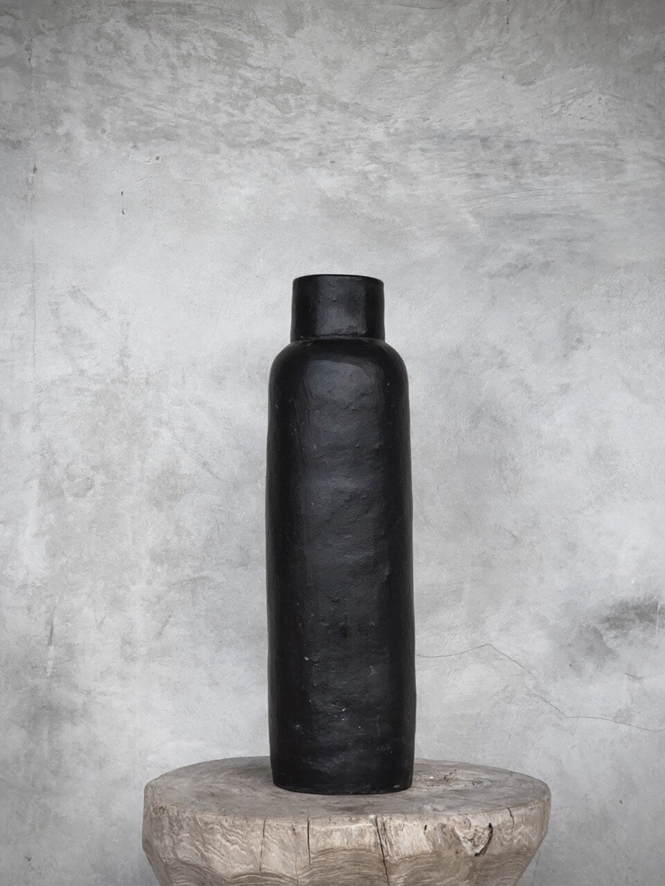 DAFNE - L - vase, black antique