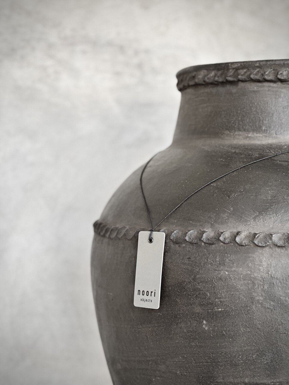 ULUNG - L -  large pot, black brown