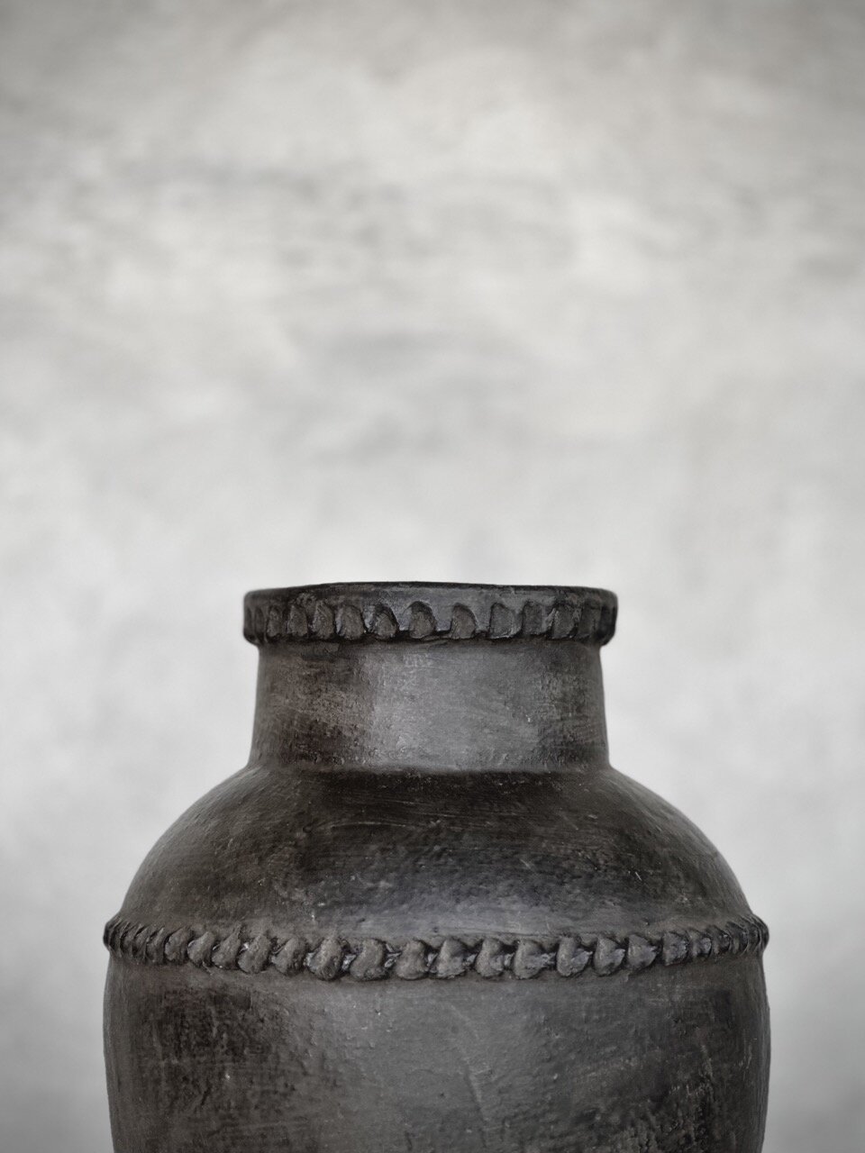 ULUNG - S - small pot, black antique