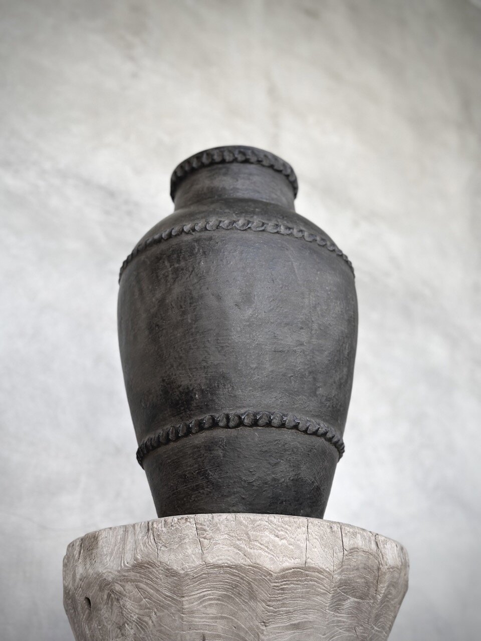 ULUNG - S - small pot, black antique