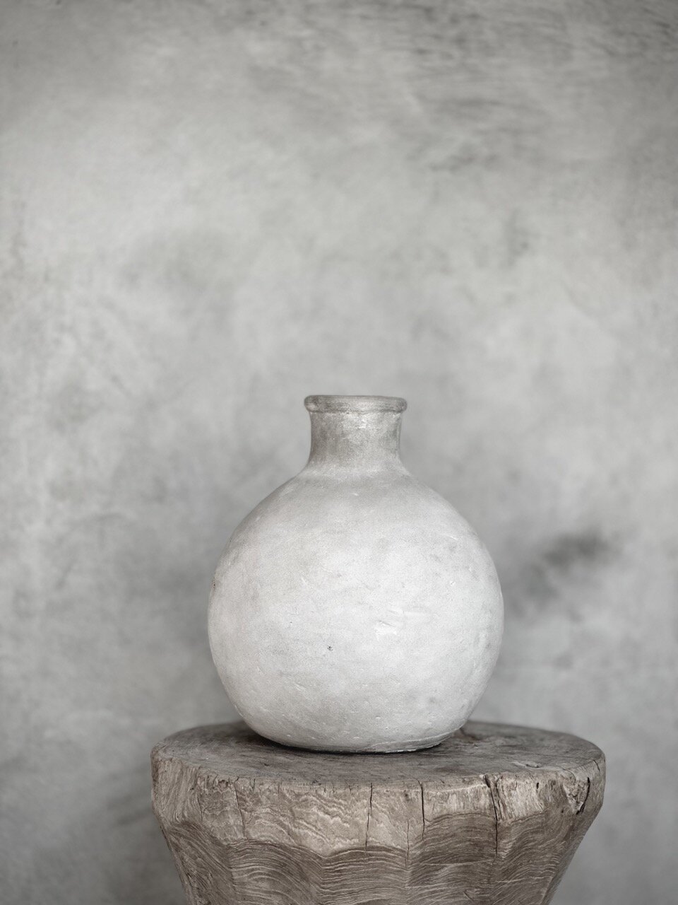 AYA - S - bottle vase small, dirty white
