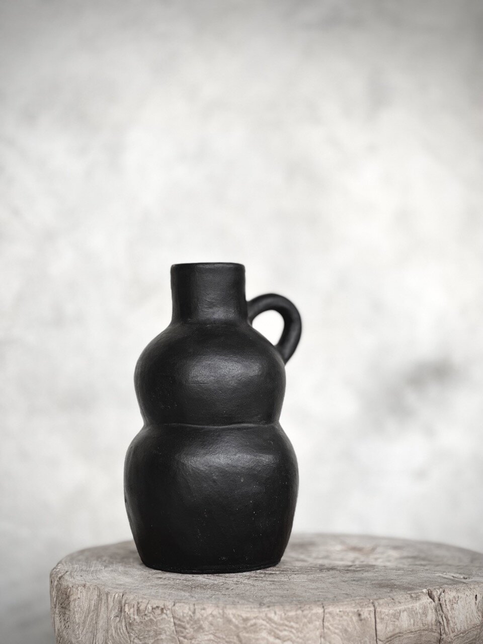 ENZO - Vase set of 3, black antique