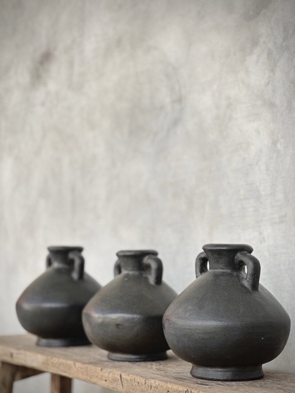 ALLADIN vase, black antique