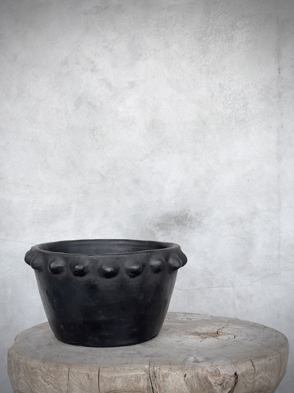 CORO bowl with dots, black antique