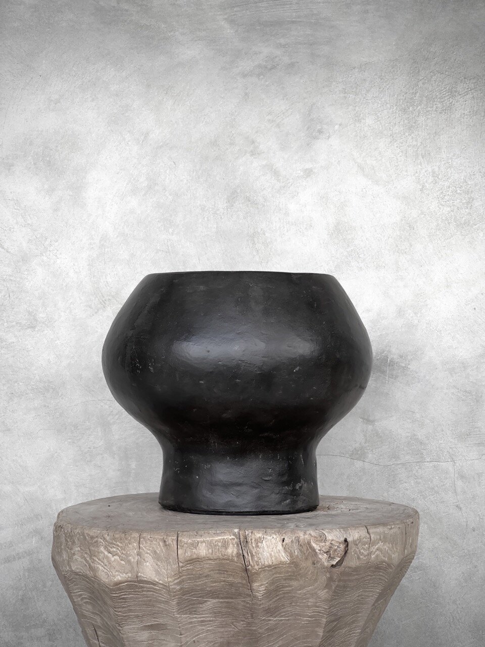 HARA pot small, black antique