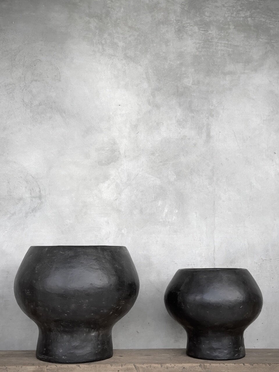 HARA pot small, black antique