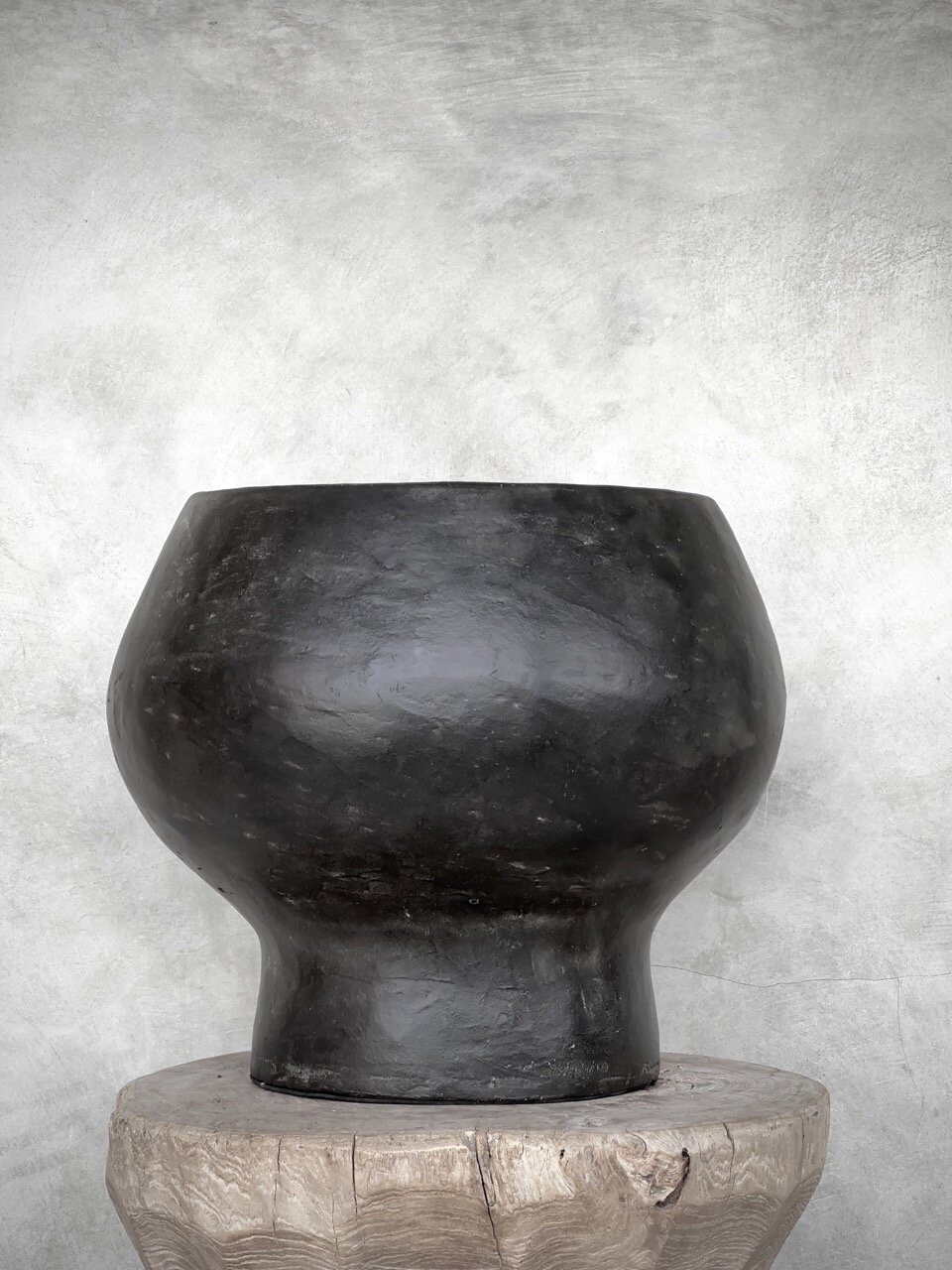 HARA pot large, black antique