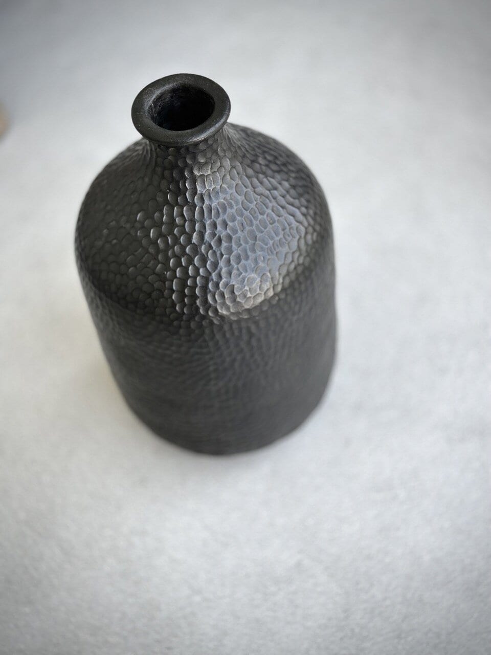YOMO bottle vase, black antique