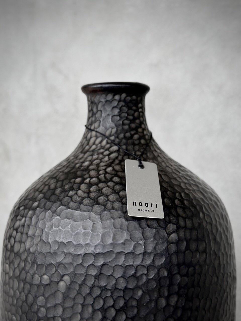 YOMO bottle vase, black antique