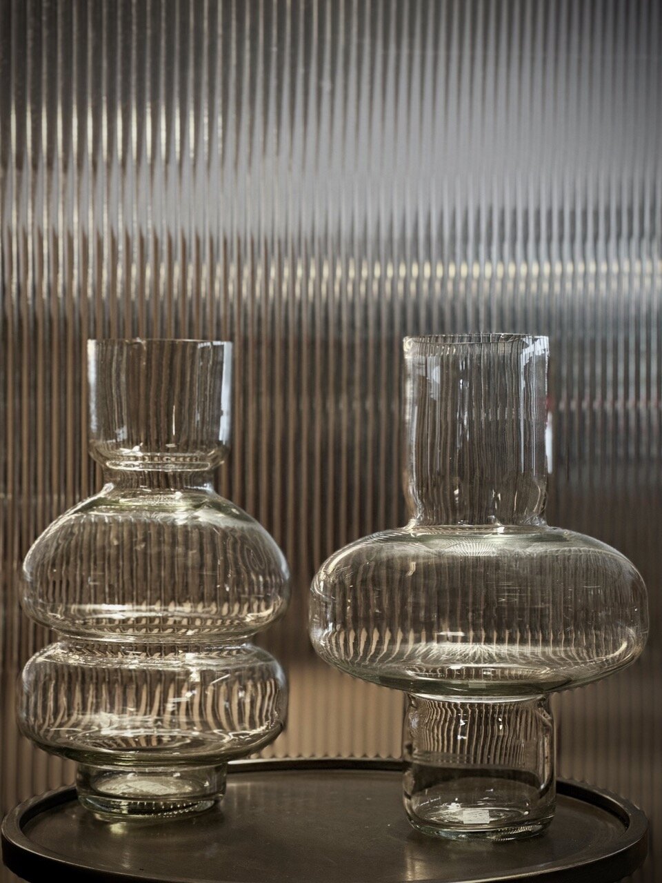 PORTO glass vase, clear