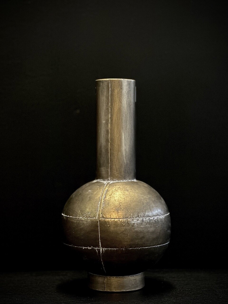 HUDSON small vase, antique gold