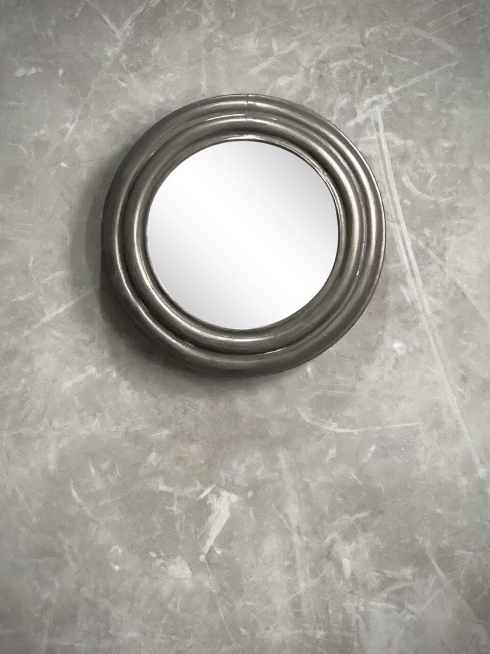 CIRCULO - S - small round mirror, antique