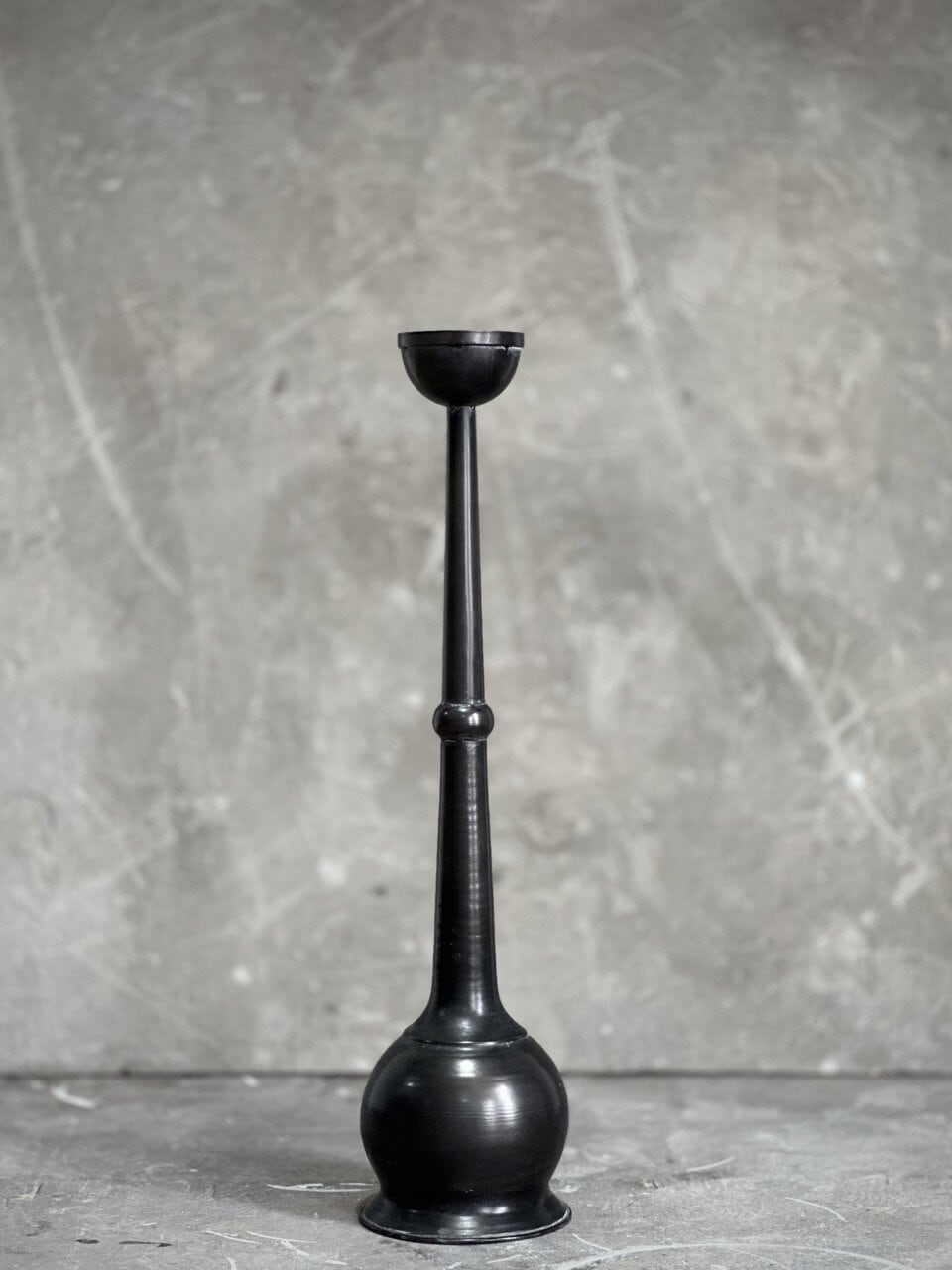 ZUKU candle holder, black