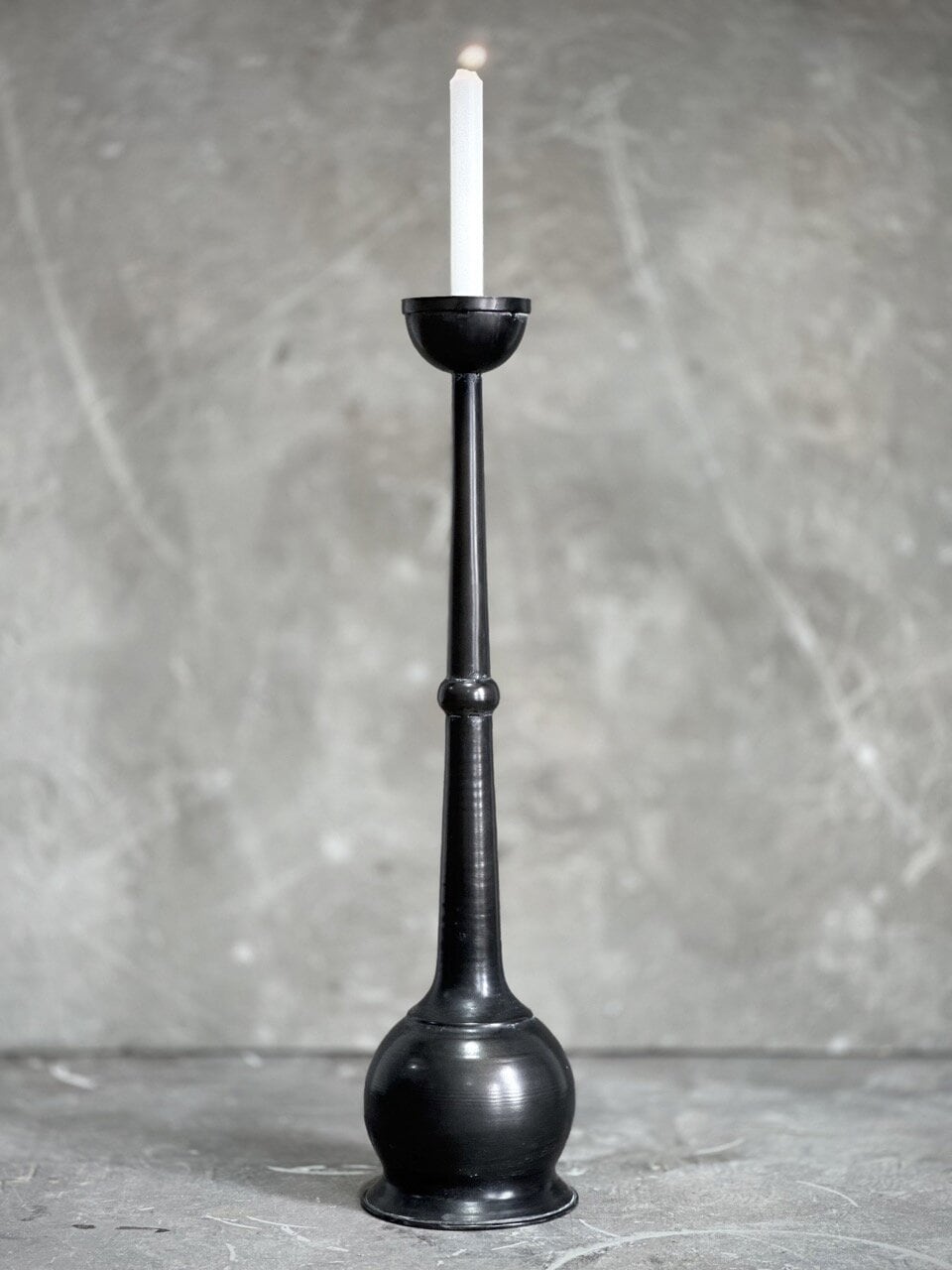 ZUKU candle holder, black