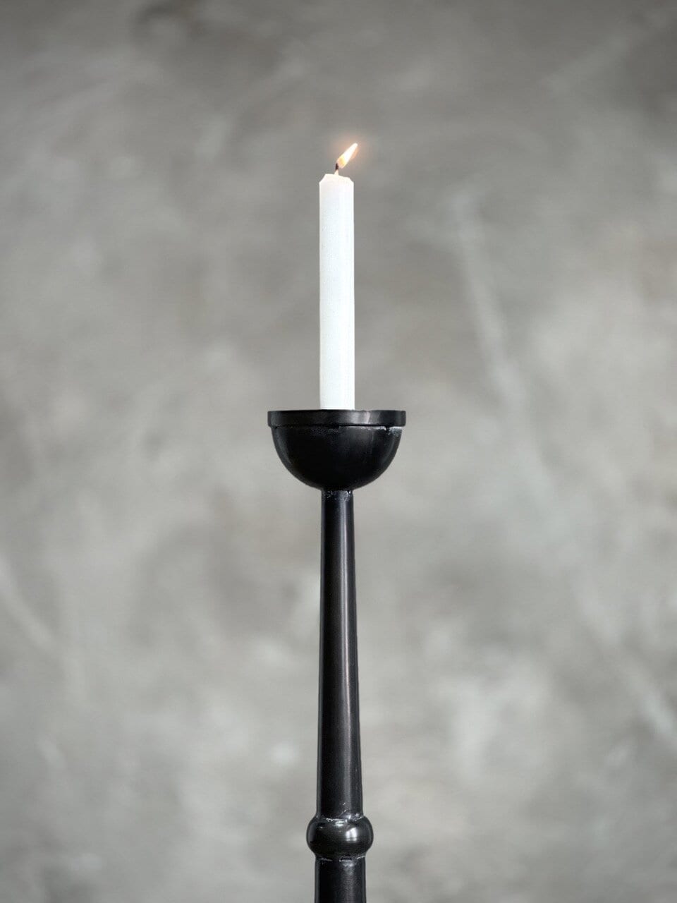 ZUKU candle holder, black
