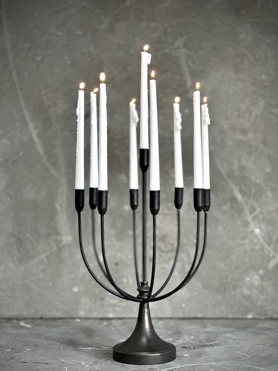 NOVE candelabra 9 arms, antique