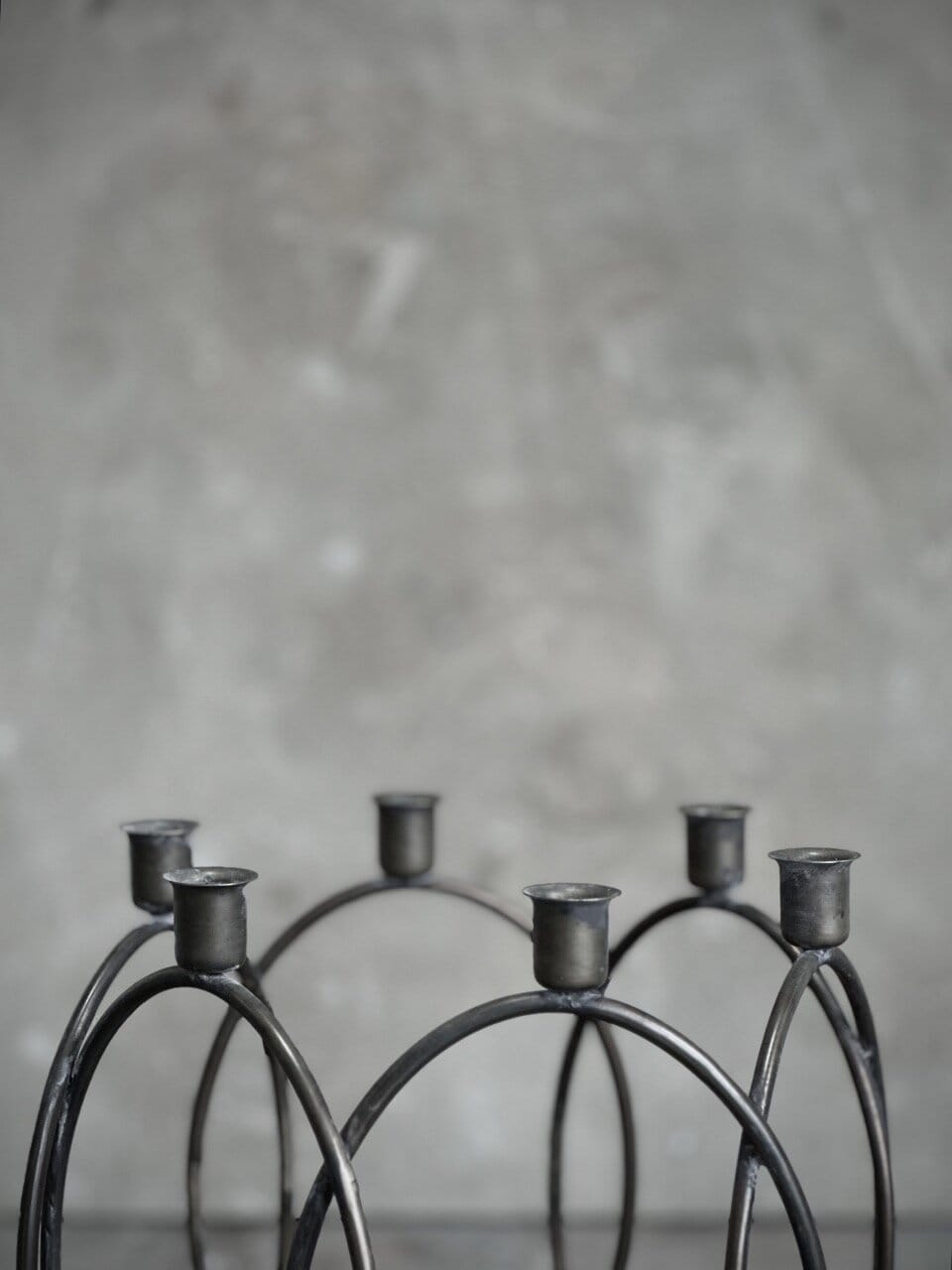 ENAM candleholder 6 arms, antique