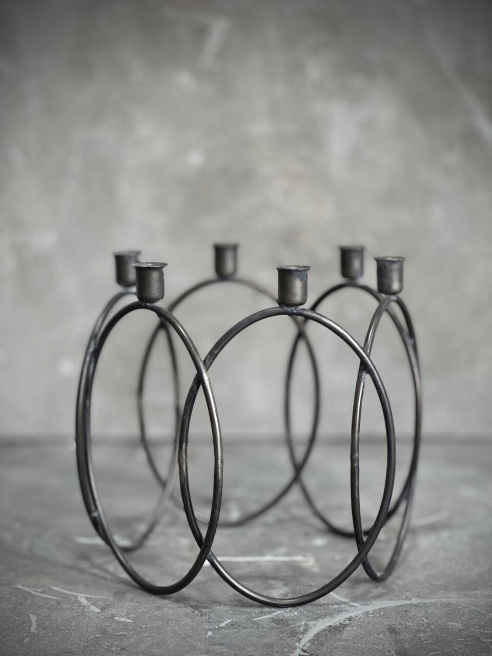 ENAM candleholder 6 arms, antique
