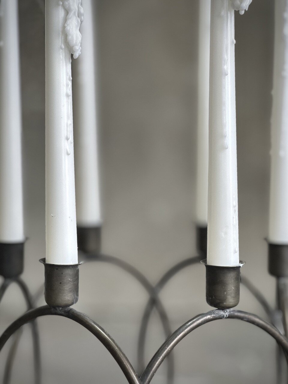 ENAM candleholder 6 arms, antique