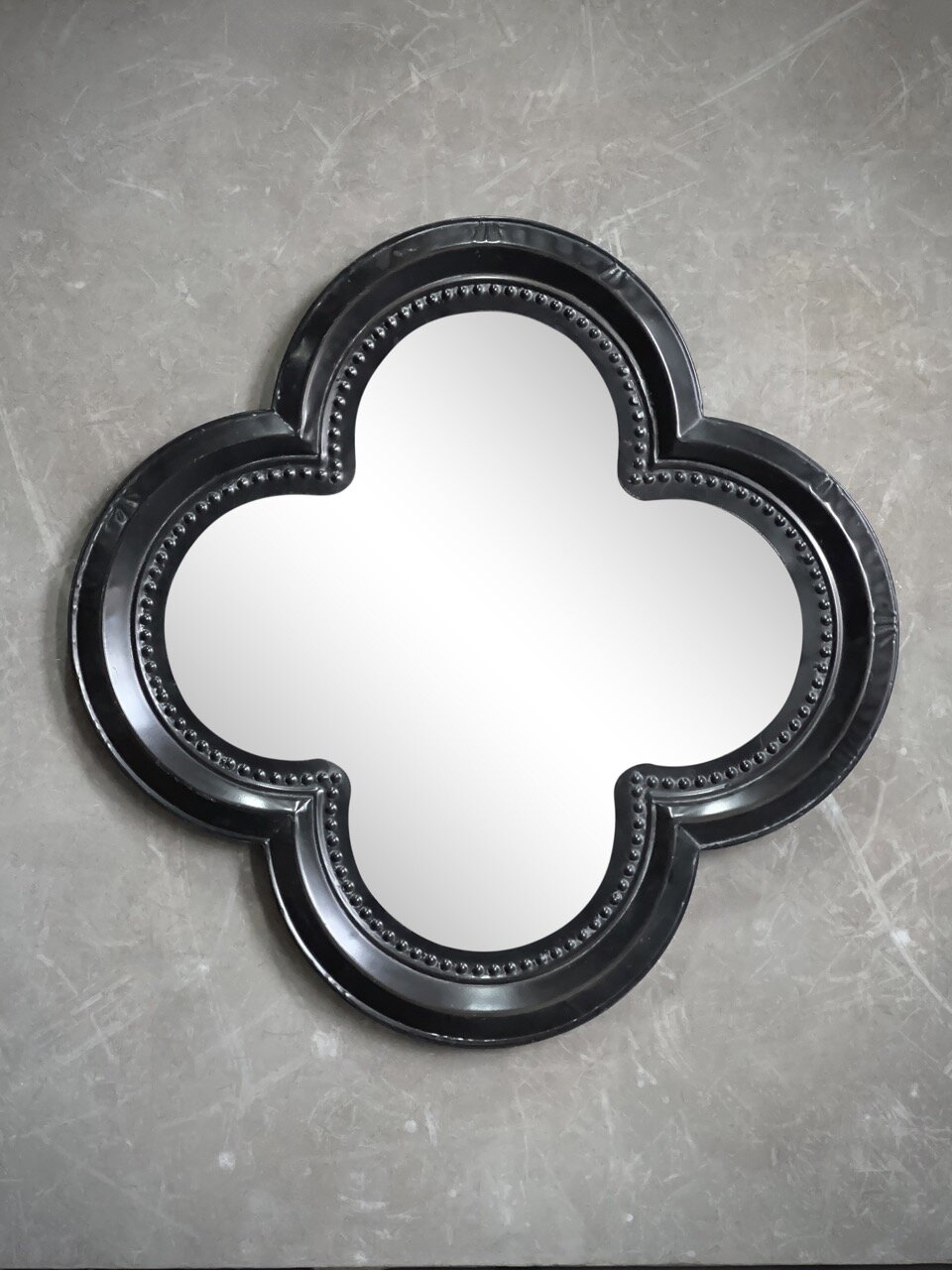 PEJO metal mirror, antique black