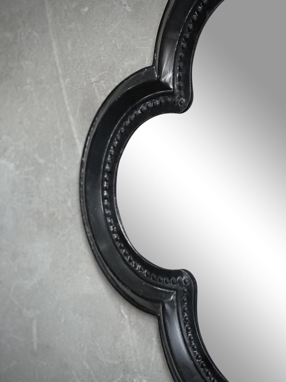 PEJO metal mirror, antique black