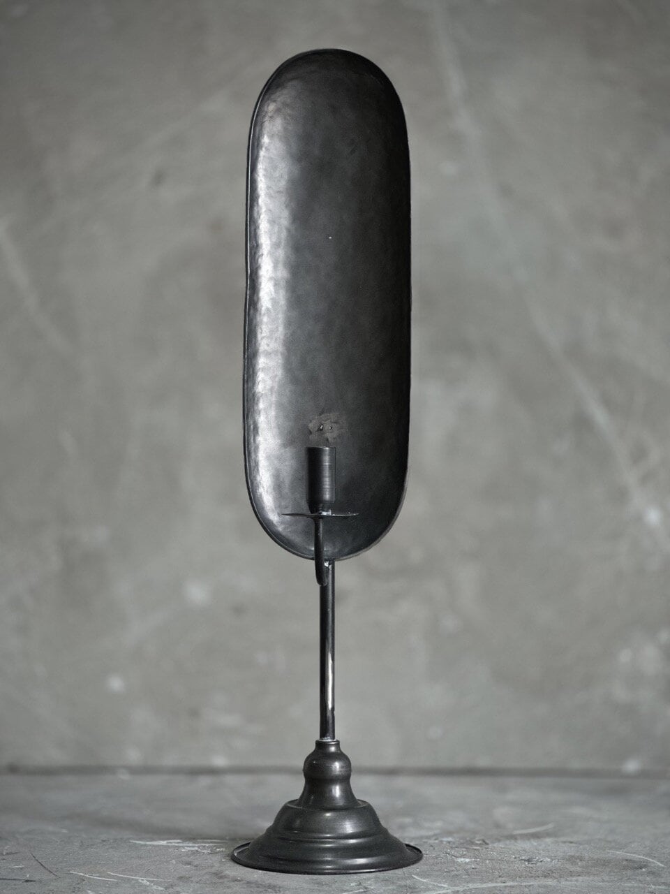 NOON candle holder, antique black