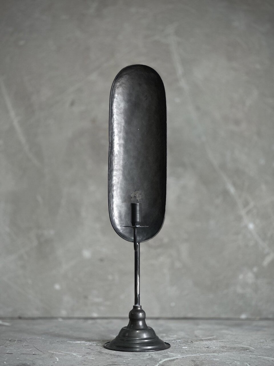 NOON candle holder, antique black