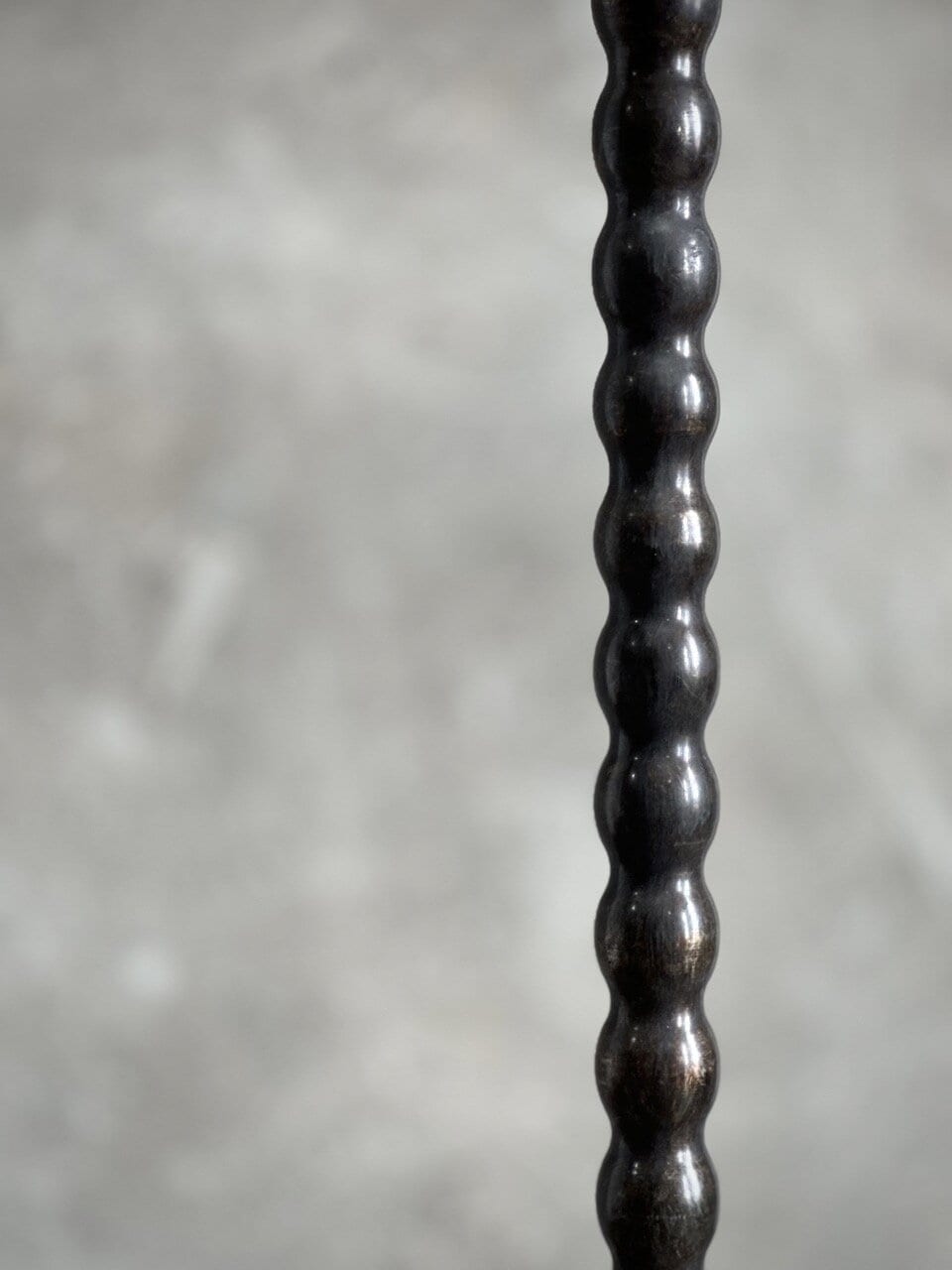 BOLLE candle holder, antique brown