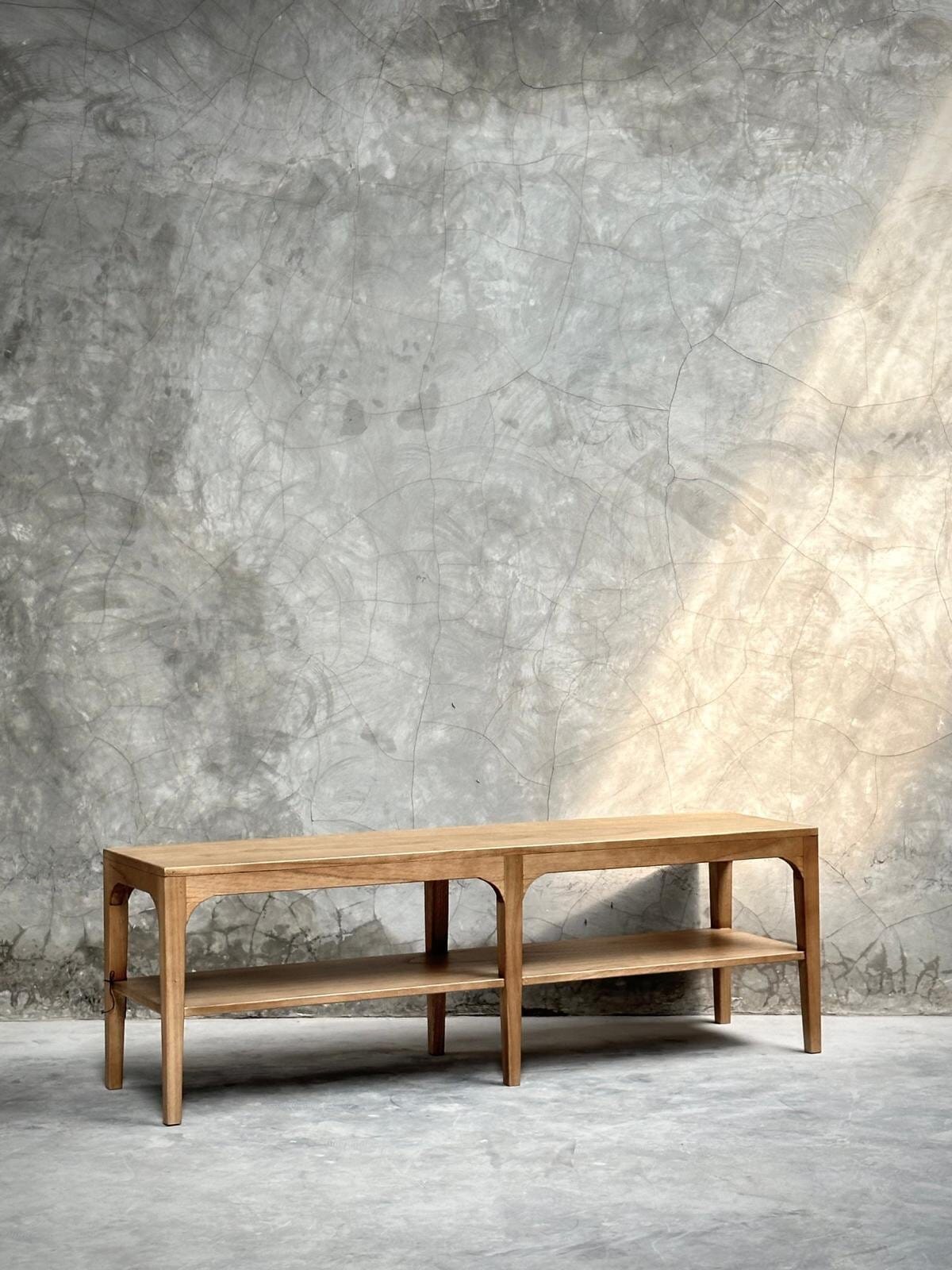 NORMA low console table - bench, natural