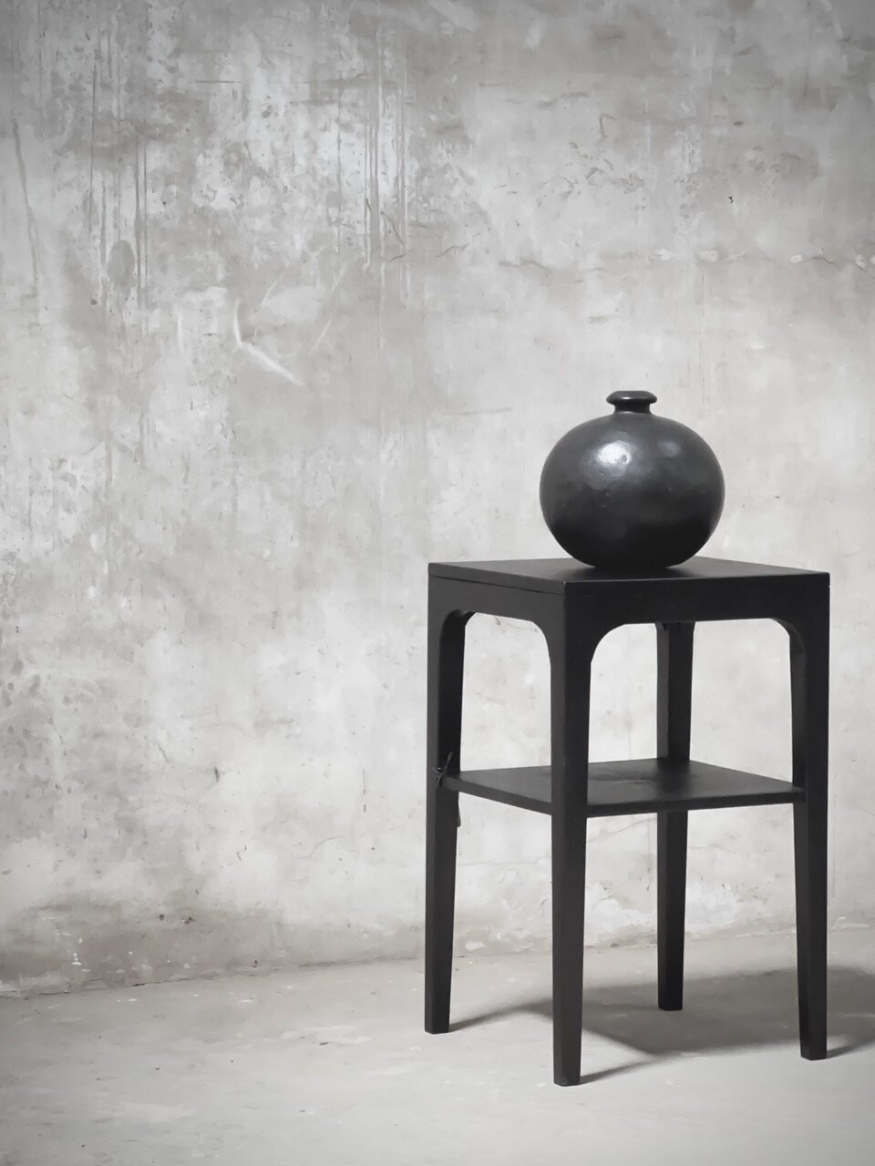 NORMA small table, black stain