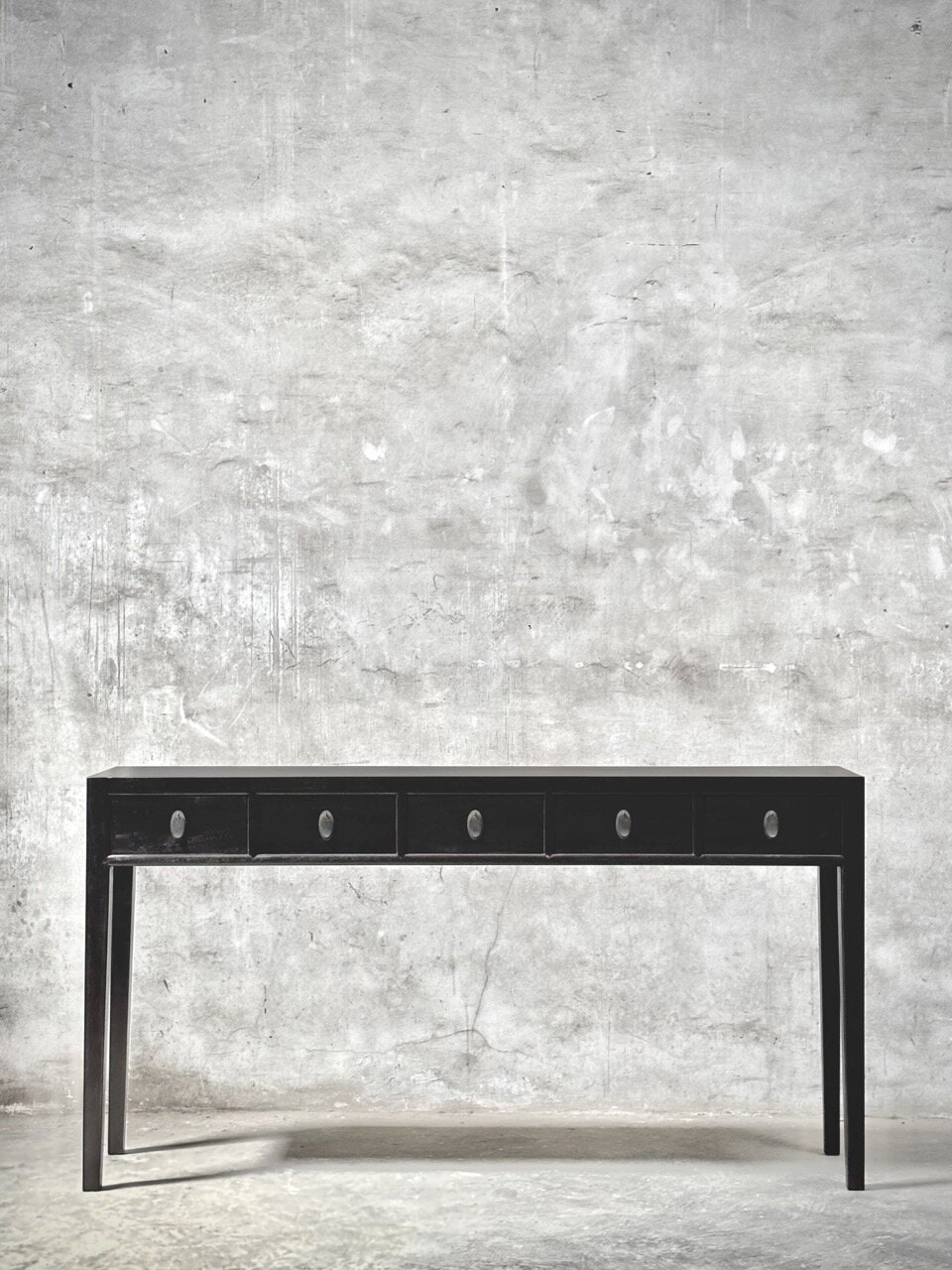 Black lacquer console deals table