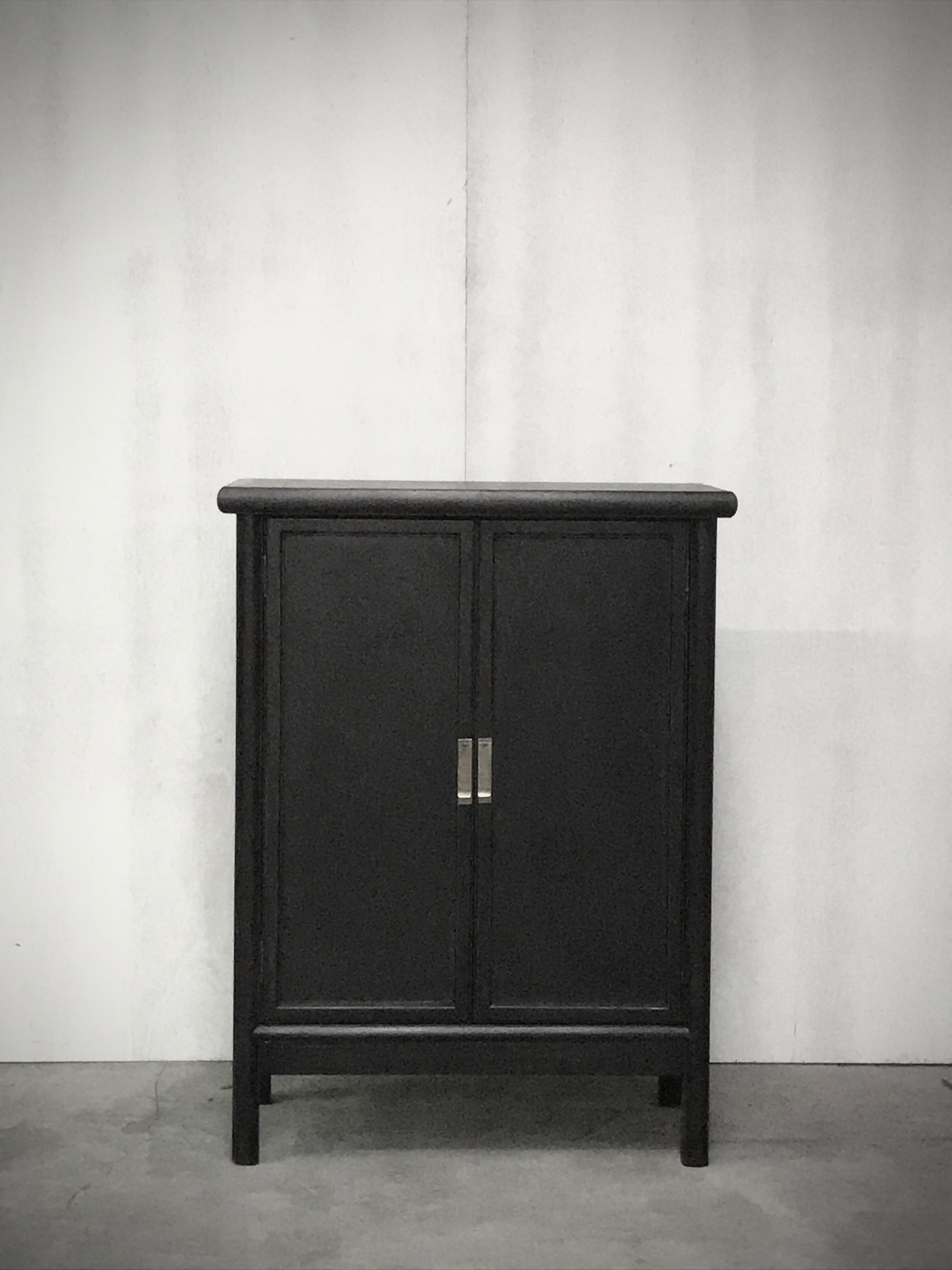 WANG low cabinet, china black