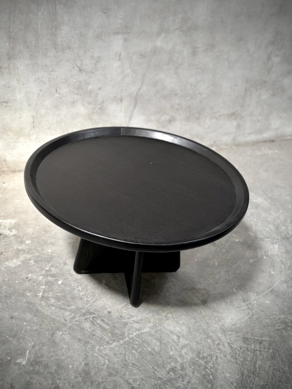 SOGO round coffee table, black