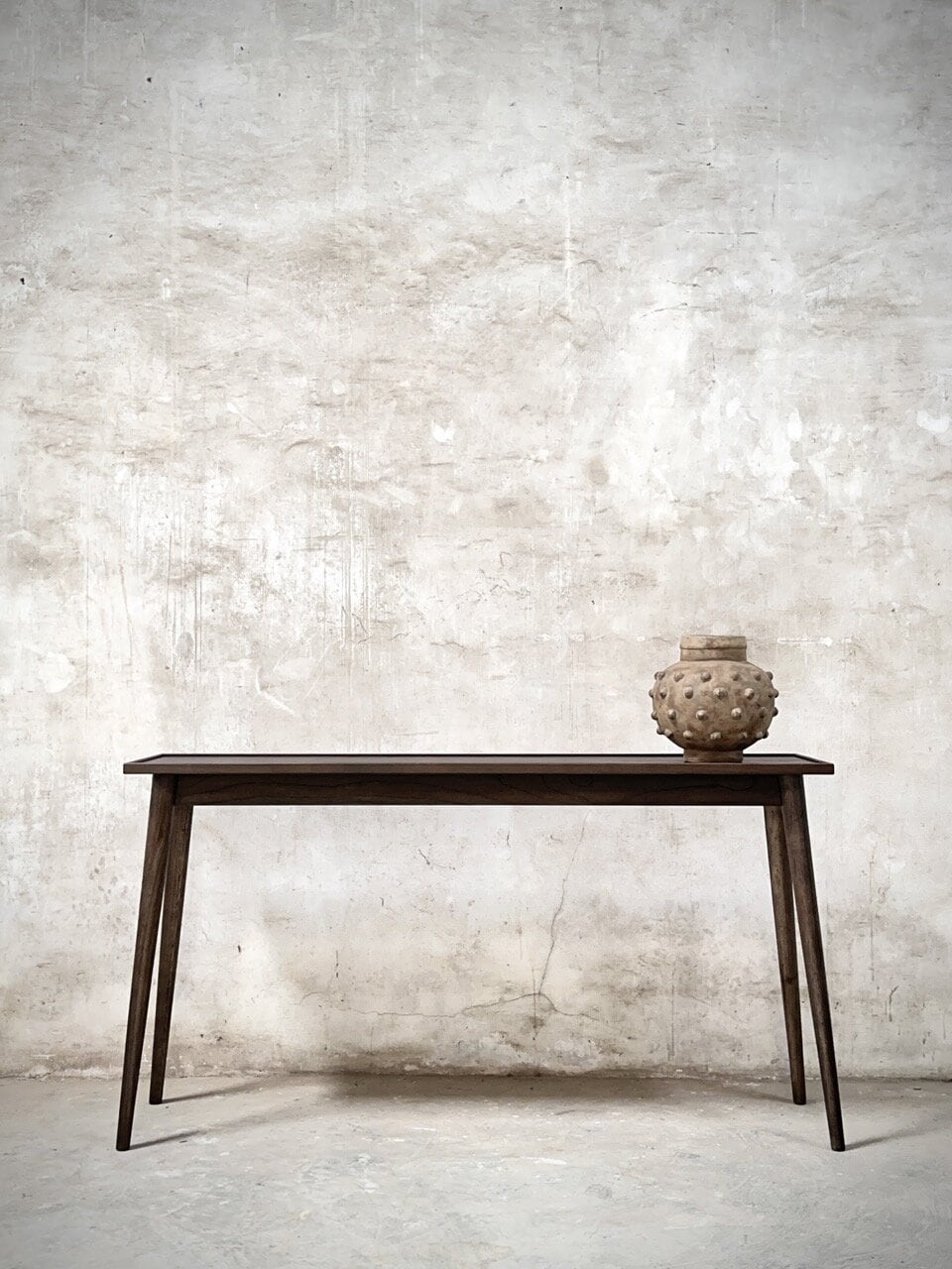 MILO console table large, vintage brown